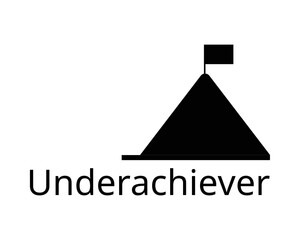 underachiever is a person who fails to achieve his or her potential or does not do as well as expected