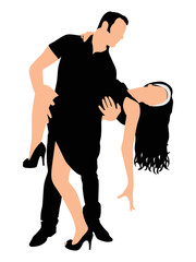 Young couple dancing