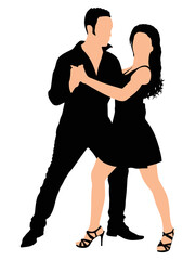 Young couple dancing