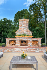 Patio Fireplace
