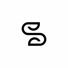 simple S and S initials logo