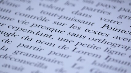 French Text Scrolling On A Pc Display Screen 04