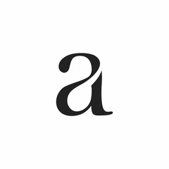 simple A initials logo
