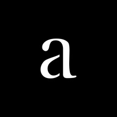 simple A initials logo