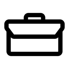 briefcase icon outline style
