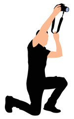 photographer taking a picture