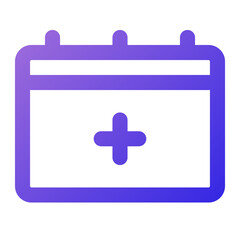 add icon outline gradient style