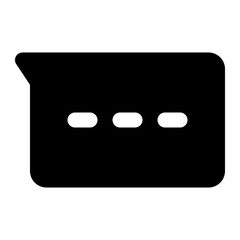 chat icon solid style