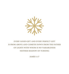 Holiday Christmas Bible Verse PNG, Christian quote PNG, gift PNG