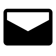 message icon solid style