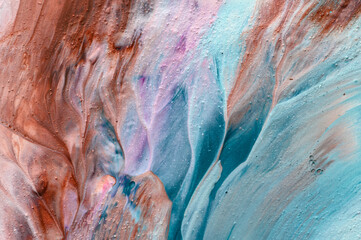 Abstract art background. Hand drawn gouache painting. Color texture.