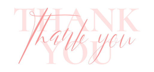 Thank you sign icon. Customer service symbol. vector thank you handwritten inscription. hand drawn lettering. Thank you calligraphy. Thank you card.