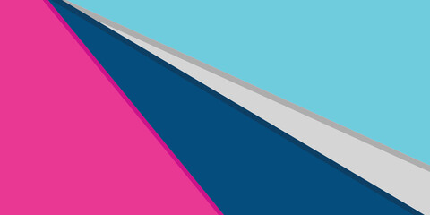 Colorful 3D Stripes Perspective Vector Background