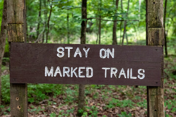 Stay on Marked Trails