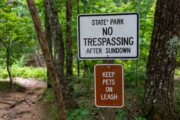 State Park signs