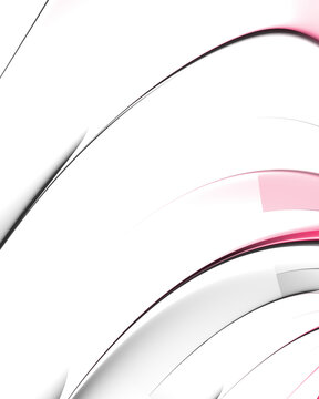 Pink White Abstract Art Background