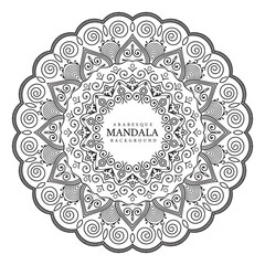 Luxury mandala ornamental background design with  arabesque Islamic style 