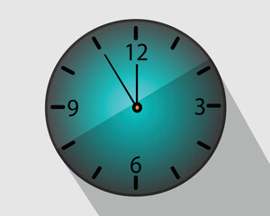Wall clock vector design