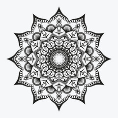 Luxury mandala ornamental background design with  arabesque Islamic style 