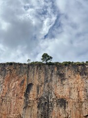 canyon and mountains