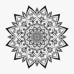 Luxury mandala ornamental background design with  arabesque Islamic style 