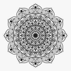 Luxury mandala ornamental background design with  arabesque Islamic style 