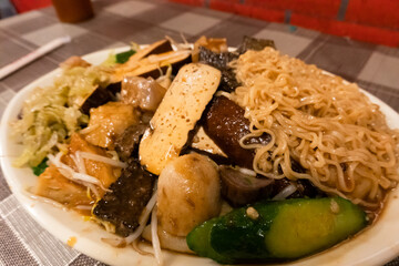 Taiwanese snack of braised dishes