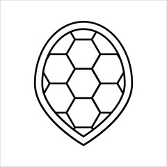 Fototapeta premium Turtle icon vector illustration, solid pictogram isolated on white background. Symbol, logo. EPS 10