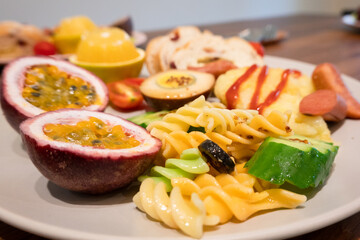 morning breakfast at home