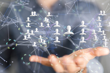 team hierarchy connection group digital
