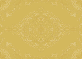 Classical luxury old fashioned damask ornament, royal seamless texture for wallpapers, textile, wrapping. Vintage exquisite floral baroque template.