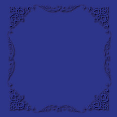 Frame, in the style of an ornament, Vector illustration eps 10, Art.