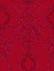 Classical luxury old fashioned damask ornament, royal seamless texture for wallpapers, textile, wrapping. Vintage exquisite floral baroque template.
