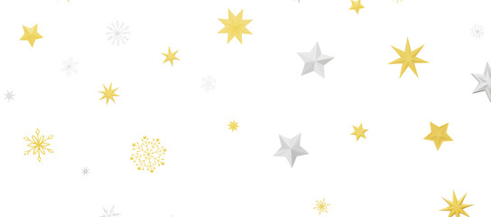 Christmas Card - Snowflakes Of Paper In Frame