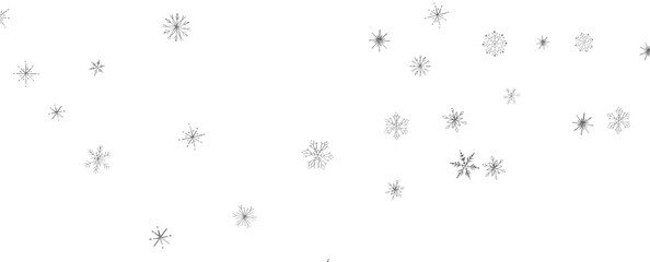 With Realistic Snowflakes Overlay On Light Silver Backdrop. Xmas Holidays