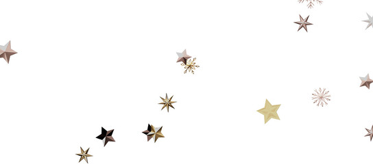 Christmas Card - Snowflakes Of Paper In Frame