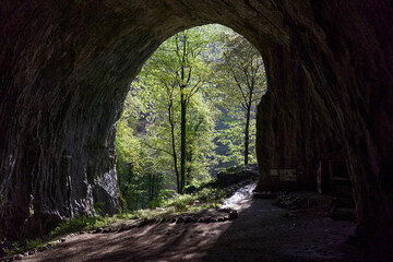 Fototapeta na wymiar Cave in the mountains