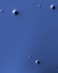 Abstract blue background with circles