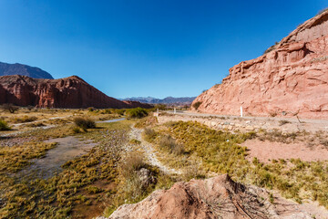 Rio de las Conchas river and Quebrada de Cafayate, Salta, Argentina, South America
