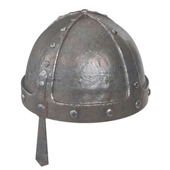 3d rendering illustration of a medieval helmet