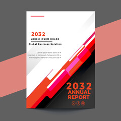 Corporate business annual report, catalog, magazine, flyer mockup. Creative modern template