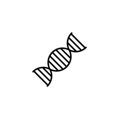 DNA Helix line icon. Simple element illustration. DNA Helix concept outline symbol design.