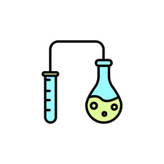 laboratorium concept line icon. Simple element illustration.laboratoriume concept outline symbol design