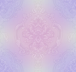 Classical luxury old fashioned damask ornament, royal seamless texture for wallpapers, textile, wrapping. Vintage exquisite floral baroque template.