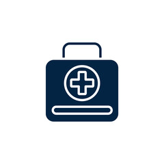 First Aid Box line icon. Simple element illustration. First Aid Box concept outline symbol design.