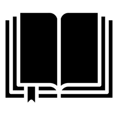 BOOK 4 glyph icon