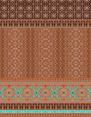 Indian kurti digital background with traditional motif 