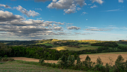 landscape with clouds