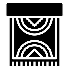 CARPET glyph icon