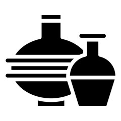 DECORATIVE OBJECTS glyph icon